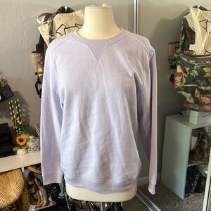 Karen Scott Lavender Crewneck Sweater